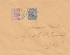 L N°53aB, 54bB  - Obl 20/11/1901 - Pr Djibouti - TB - Other & Unclassified