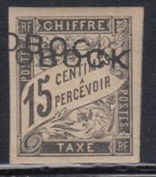 * TAXE  N°11 - 15c Noir - Dble Surch. "OBOCK" - Signé - TB - Other & Unclassified