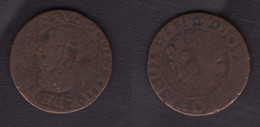 Double Tournois LOUIS XIII 1638 - 1610-1643 Lodewijk XIII Van Frankrijk De Rechtvaardige