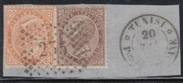 F N°15, 18 (Italie) - Obl. GC 235 - TUNISI - TB - Sonstige & Ohne Zuordnung