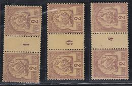 * MILLESIMES  N°10 (x3) - Mill. 4/9/1 - TB - Other & Unclassified