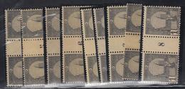 ** MILLESIMES N°29 (x9) - Mill. 0/1/3/9 - Dt Dble - TB - Other & Unclassified