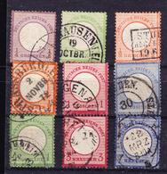 O N°1/5 + 3a + 7, 9, 10 - 9 T.  - Etats Divers - à Voir - Used Stamps