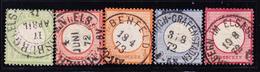 O N°2/5 + 3a - 5 T. Belles Oblit. Diff. D'Alsace - B/TB - Used Stamps