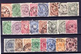 O N°28, 30/41a, 43/50 - 24 T. - Belles Oblit. - B/TB - Used Stamps