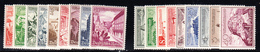 ** N°616/24, 654/62 - Les N°616/17 * - TB - Unused Stamps