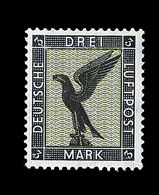 ** N°34 - 3Mk - Point Noir D'origine - TB - Luft- Und Zeppelinpost