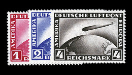 ** N°35/37 - TB - Airmail & Zeppelin