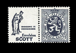 ** N°288 Avec Pub Scott  - TB - 1849 Epaulettes