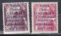 ** N°806A/07A - Caudillo (16 ½ Mm) - TB - Unused Stamps