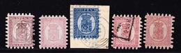 O N°4, 8, 9 X2, 11 - Le N°4 (*) Compté Obl. - B/TB - Unused Stamps