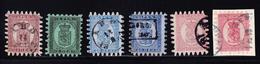 O N°5, 6, 8 X2, 9 X2 - 2 Ex Signés Brun - Etats Divers - Unused Stamps