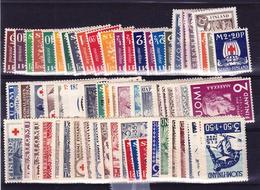 **/* N°141/202, 154a - Maj. ** - TF - TB - Unused Stamps