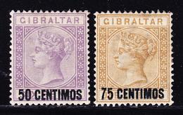 * N°20/21 - 2 Valeurs - TB - Gibraltar