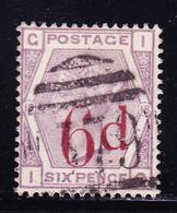 O N°75 - 6d S. 6p Violet - Pl. 18 - TB - Used Stamps