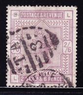 O N°86  - 2/6 Violet - Signé Brun - B/TB - Used Stamps