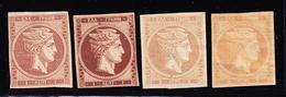 (*) N°17, 17b, 18, 18a - Petits Défts  - Asp. TB - Used Stamps