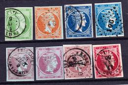 O N°19/23, 21b - 8 T.  - B/TB - Used Stamps
