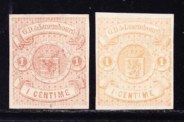 (*) N°3 X 2 - 2 Nuances - B/TB - 1852 William III