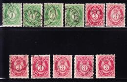 O N°16 X4, 18 X7 - Nuances - TB - Unused Stamps