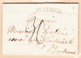 LAC D'HOLLANDE - 1770 - Pr Bordeaux - Taxe 30 - TB - Neufs