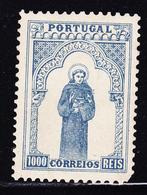 ** N°123 - 1000r Bleu - 1 Angle Arrondi - Unused Stamps