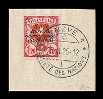 F N°73a - Variété "HFLVETIA" - Signé Calves - TB - Dienstmarken