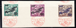 F PA N°7/9 - 3 Val - Obl. Rge Praha 7/3/30 - TB - Unused Stamps