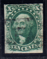 O N°7 - 10c Vert - TB - Used Stamps