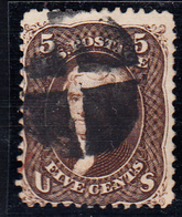 O N°21a - 5c Brun Rouge - TB - Used Stamps