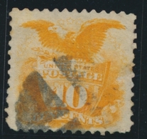 O N°33 - 10c Jaune Orange - Bon Centrage - B/TB - Used Stamps