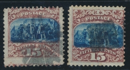 O N°35, 35a - Les 2 Types - B/TB - Used Stamps