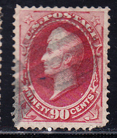 O N°49 - 90c Carmin - Léger Pli - Bon Centrage - Used Stamps