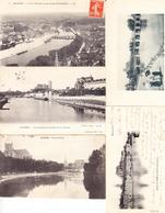 CPA Dépt 89 - Auxerre - 7 CPA Dt 4 Circ - Aillant S/Tholon, Le Pont Paul Bert Vue Du Sommet De La Cathédrale, Vue Généra - Cartoline Postali Ristampe (ante 1955)