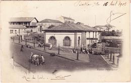 CPA Dakar - Rue Du Port à - Circ 1902 - Avec Cachet Maritime Loango à Bordeaux N°2 - TB - Autres & Non Classés