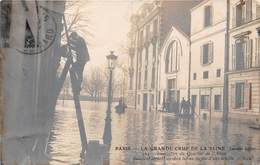 PARIS -INONDATION- QUARTIER DE L'ALMA -CARTE-PHOTO - Überschwemmung 1910
