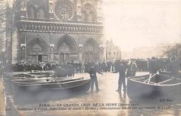 PARIS -INONDATION- NOTRE-DAME -CARTE-PHOTO - Überschwemmung 1910