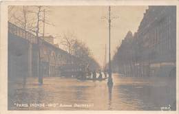 PARIS -INONDATION- AVENUE DAUMESNIL-CARTE-PHOTO - Überschwemmung 1910