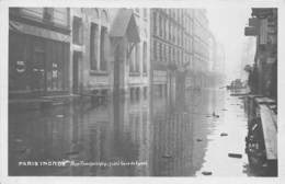 PARIS -INONDATION- RUE TRAVERSIERE -CARTE-PHOTO - Überschwemmung 1910