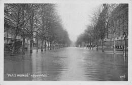 PARIS -INONDATION- AVENUE D'ANTIN - CARTE-PHOTO - Überschwemmung 1910