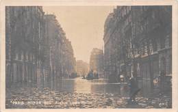 PARIS -INONDATION- AVENUE LEDRU ROLLIN - CARTE-PHOTO - Überschwemmung 1910