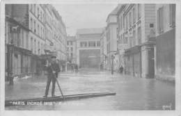 PARIS -INONDATION- RUE D'ALIGRES - CARTE-PHOTO - Inondations De 1910