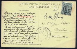 CP Publicitaire Avec  PREO Roulette " ARLON 1922 " - La CP Représente Le Duc De Brabant Et Le Comte De Flandre - Rolstempels 1920-29