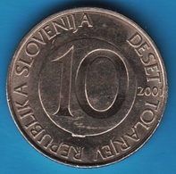 SLOVENIJA 10 TOLARJEV 2001 EQUUS - Slovenia