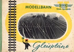 Catalogue ROKAL 1954 Gleispläne TT 12 Mm Spurweite - Deutsch