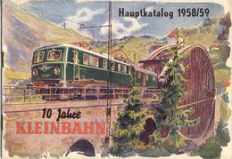 Catalogue KLEINBAHN 1958/59 Modelleisenbahn HO Vintage 10 Jahre - Deutsch