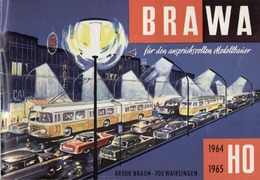 Catalogue BRAWA EHEIM 1964/65 Trolleybus Sessellift Lorenseilbahn HO N - German