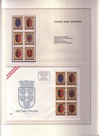Lotto 6pz/2 (SFUSI+FDC) AUSTRIA "976-1976--1000 ANNI NASCITA DELL'AUSTRIA "pg19 - Collections