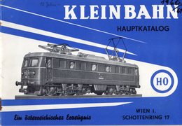 Catalogue KLEINBAHN 1961 Modelleisenbahnen HO Zubehör Brücke - German