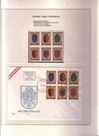 Lotto 6pz/1a (SFUSI+FDC) AUSTRIA "976-1976--1000 ANNI NASCITA DELL'AUSTRIA "pg23 - Collections